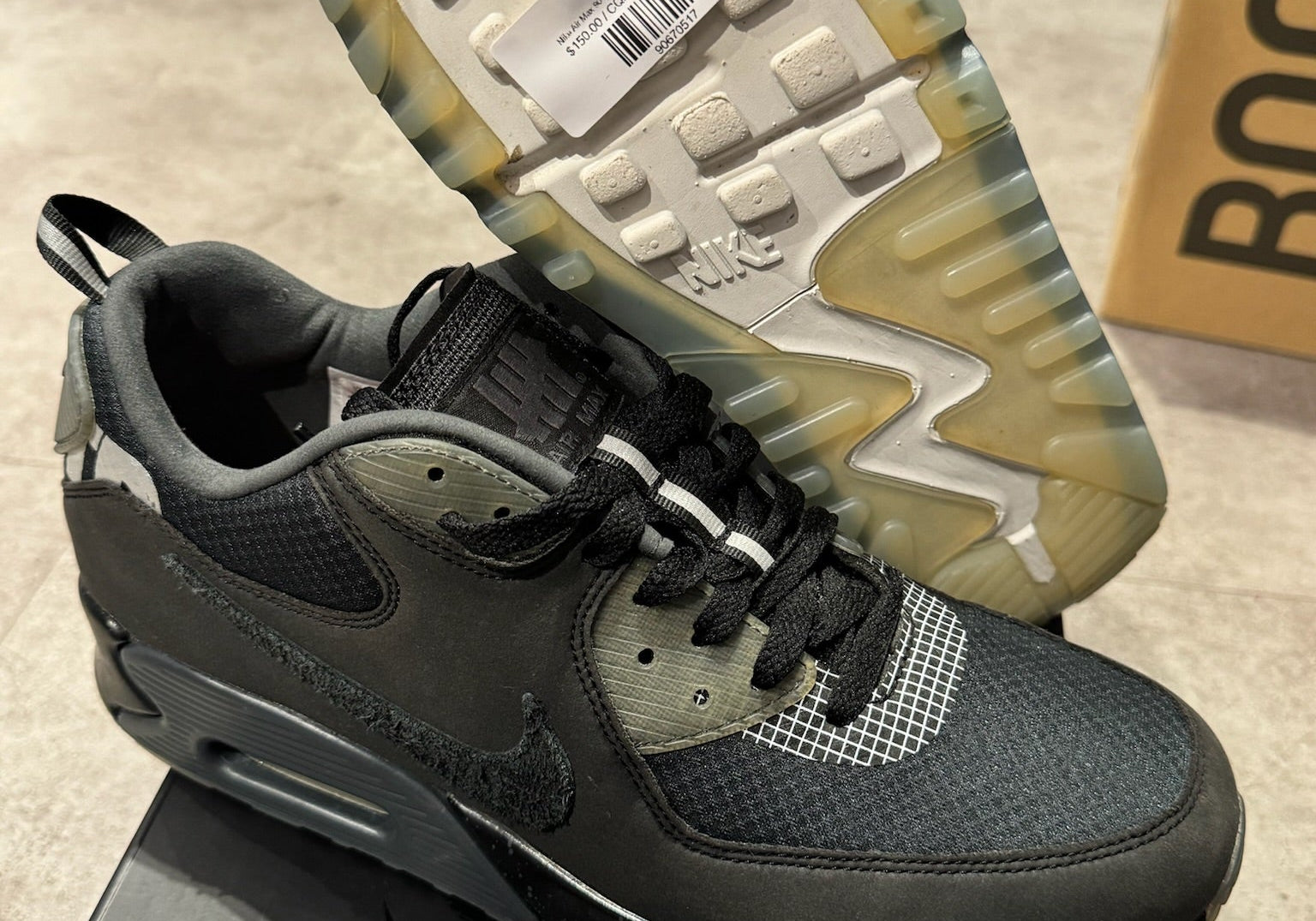 Nike Air Max 90 20 Undefeated Black (Preowned)