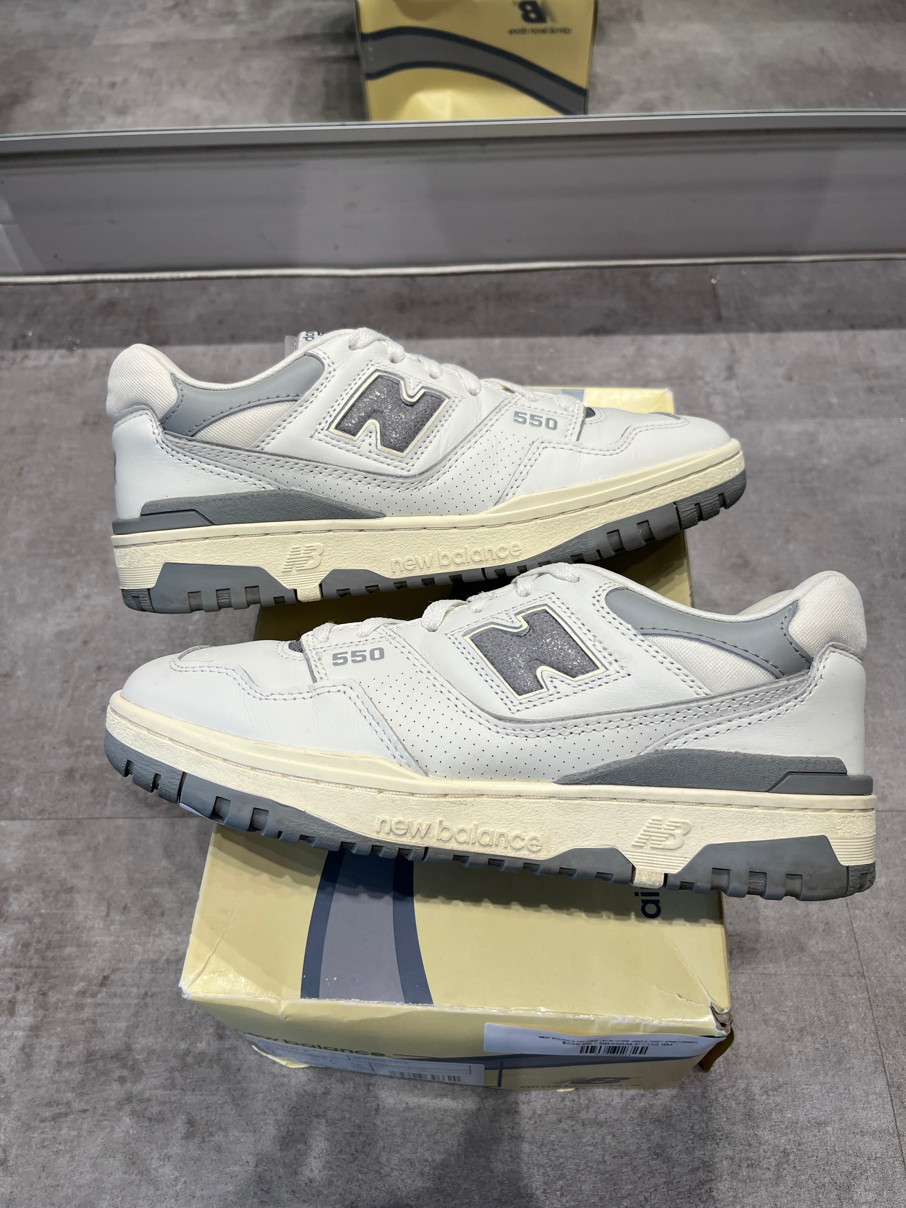 New Balance 550 Aime Leon Dore White Grey (Preowned)