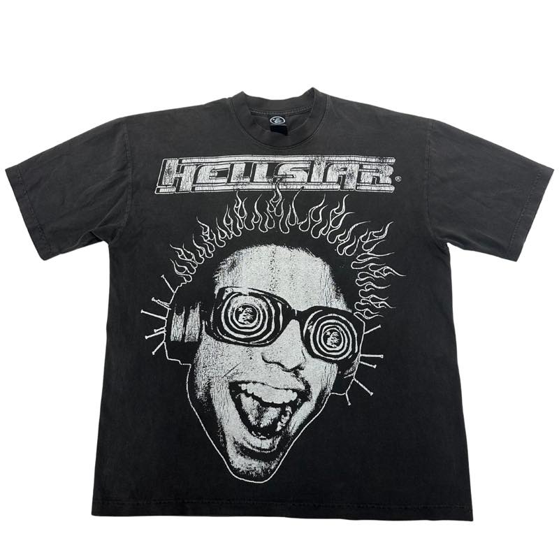 Hellstar Studios Rage Tee Washed Black (OVERSEAS EXCLUSIVE) - Worn Once, brand new, size XL – photo 1 of 2