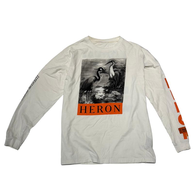 Heron Preston Attitude of a Man Essence of a Woman L/S White, pre-owned, size M – photo 1 of 3