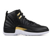 Jordan 12 Retro Black Metallic Gold White (W) (Preowned Size 6W)