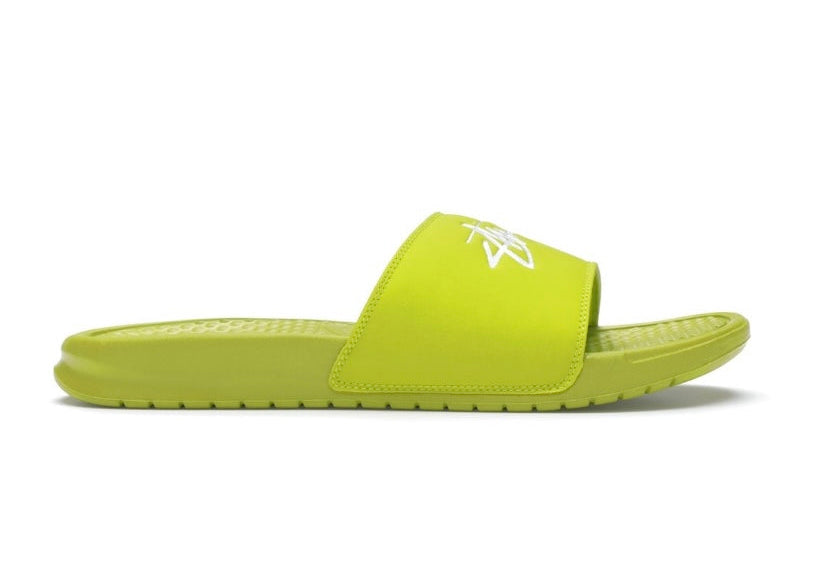 Nike X Stussy Benassi Slide Bright Cactus