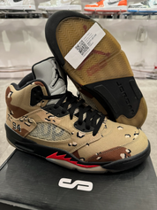 Jordan 5 Retro Supreme Desert Camo (Preowned Size 11)