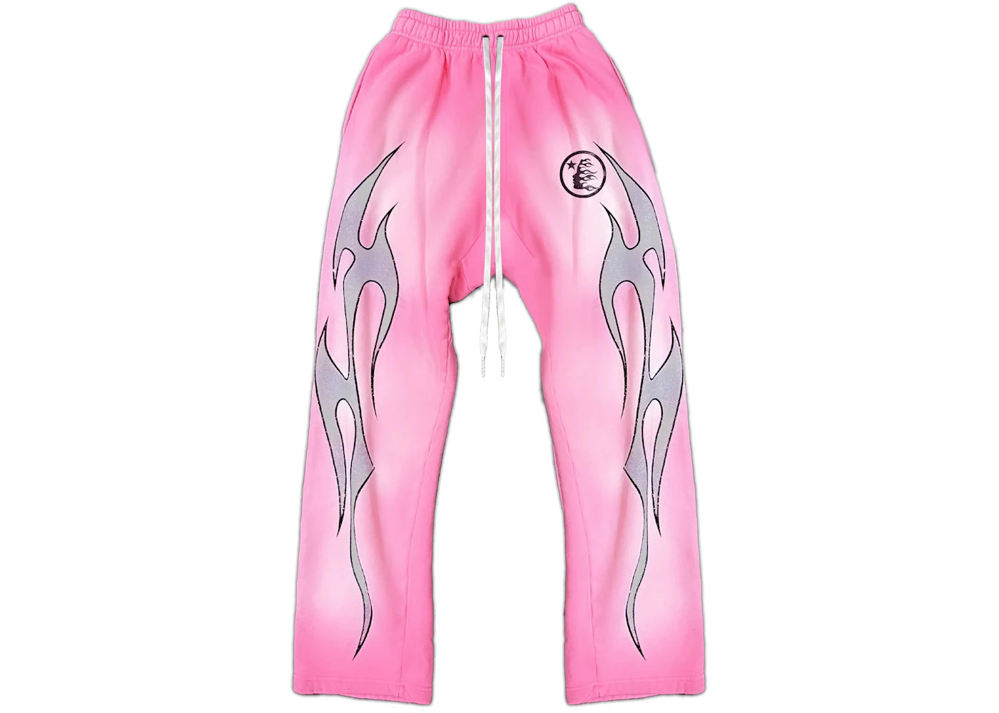 Hellstar Flame Flare Sweatpants Pink