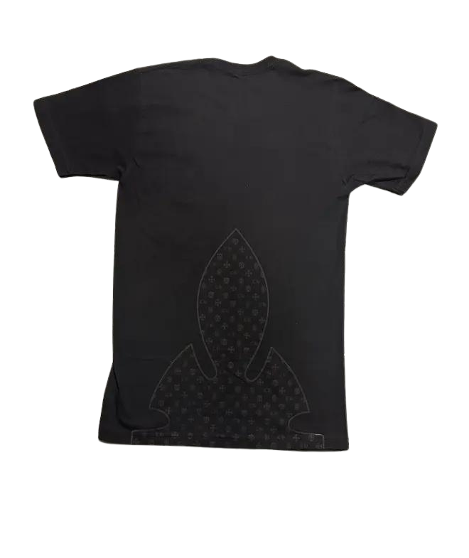 Chrome Hearts Multi-Logo Fleur Knee T-Shirt Black