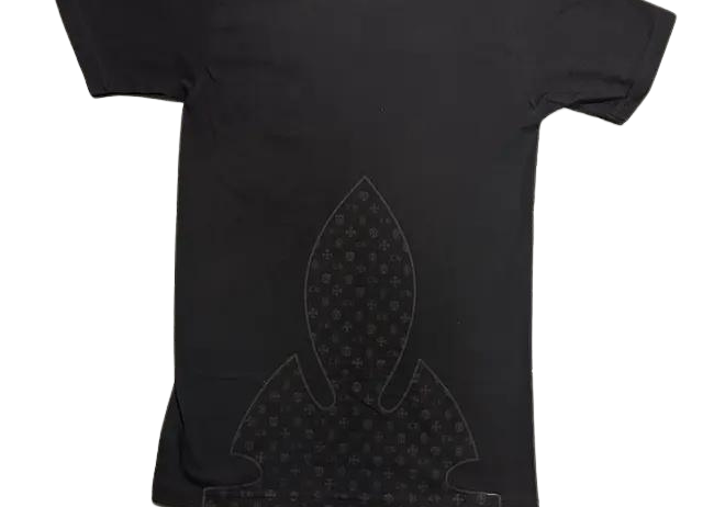 Chrome Hearts Multi-Logo Fleur Knee T-Shirt Black