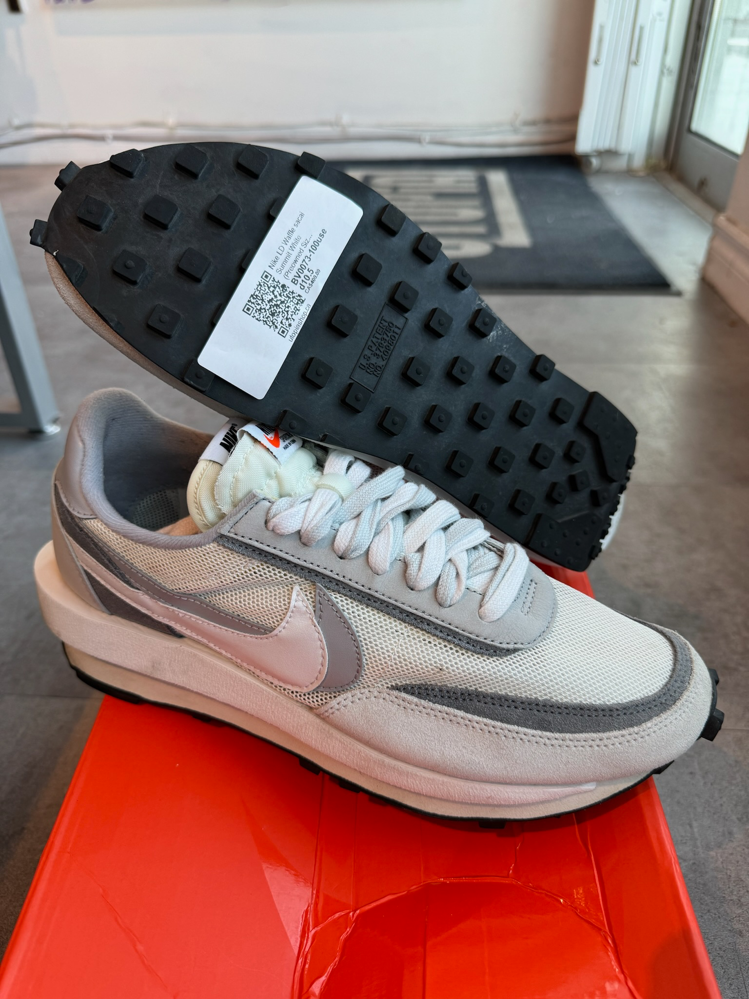 Nike LD Waffle sacai Summit White (Preowned Size 10.5)