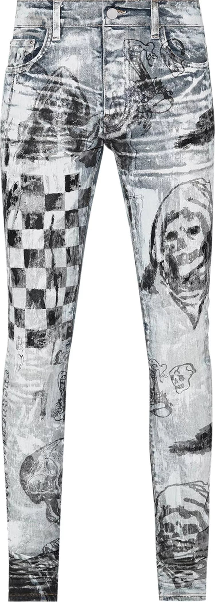 Amiri Inidigo Wes Lang Sketch Jeans