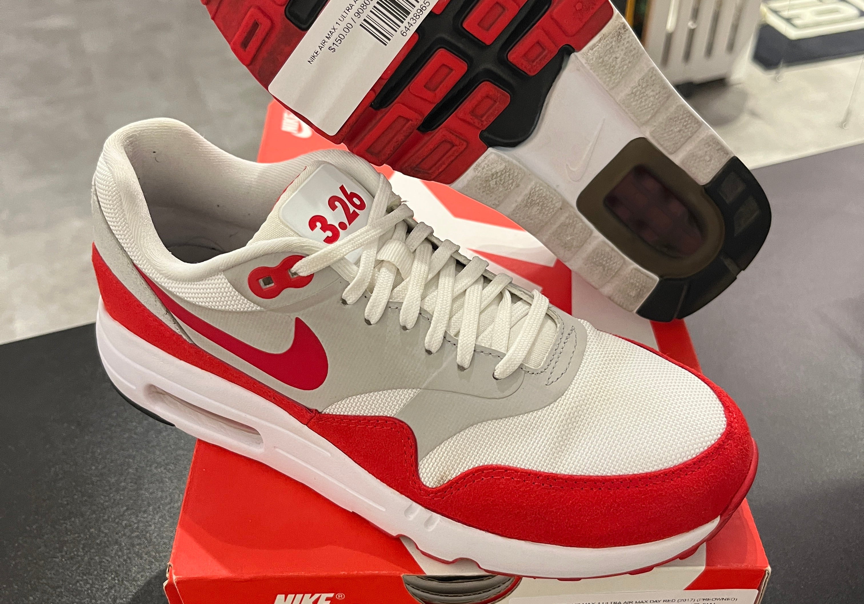 Nike Air Max 1 Ultra Air Max Day Red (2017) (Preowned)