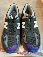 New Balance 574 YURT Salehe Bembury Universal Communication Black Plum (Preowned Size 12)