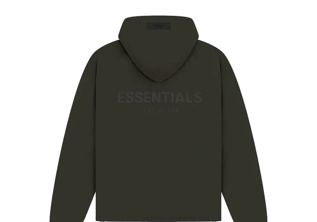 Fear of God Essentials Kids Full-Zip Jacket (SS23) Off Black