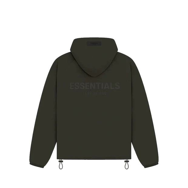 Fear of God Essentials Kids Full-Zip Jacket (SS23) Off Black