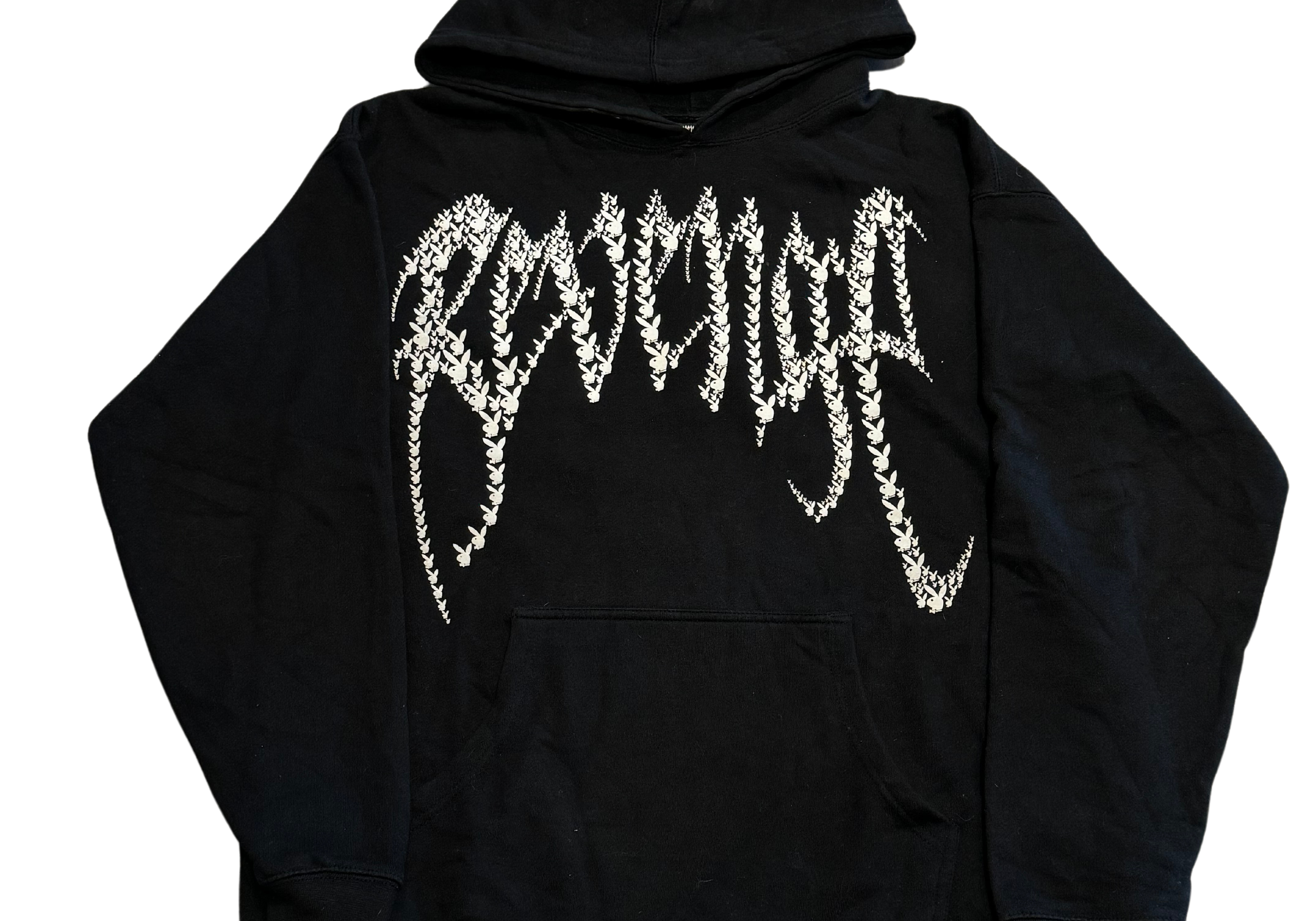 Revenge x Playboy Black Multi-Bunny Logo Hoodie (Preowned)