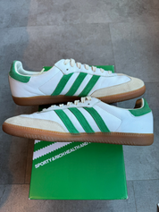 Adidas Samba OG Sporty & Rich White Green (Preowned Size 9.5)