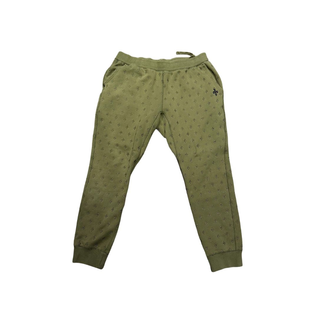 Ovo Monogram Sweatpants Olive (Preowned)