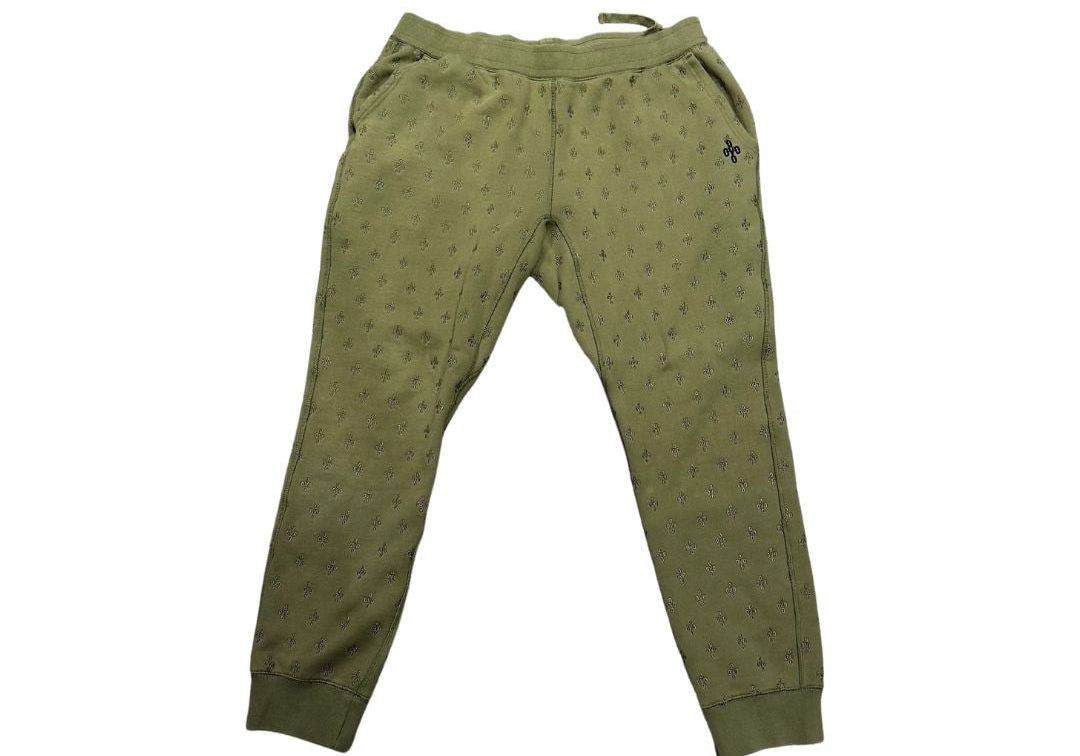 Ovo Monogram Sweatpants Olive (Preowned)