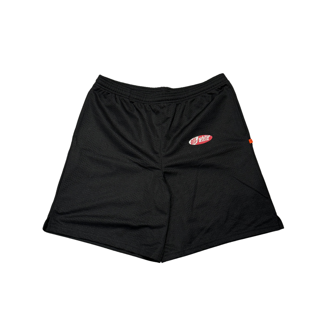 Off-White Split Logo Mesh Shorts