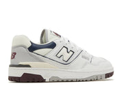 New Balance 550 White Maroon Natural Indigo