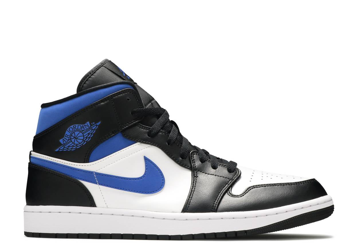 Jordan 1 Mid White Racer Blue (Preowned Size 10)