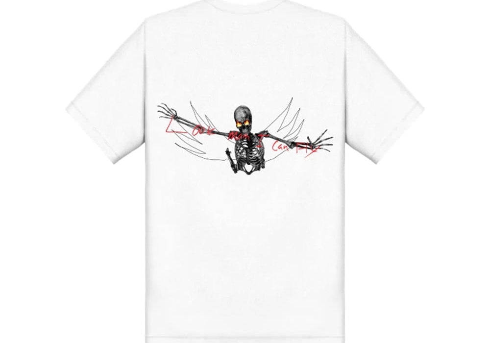 Travis Scott Look Mom I Can Fly Tee White