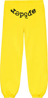 Sp5der Legacy Sweatpants Yellow