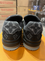 Louis Vuitton LV Trainer Black Monogram Denim (Worn TwiceSize LV7.5/US9)