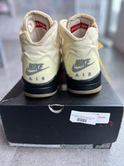 Jordan 5 Retro Off-White Sail (Preowned Size 9.5)