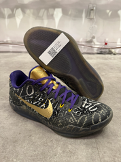 Nike Kobe 11 ID Mamba Day Black Purple Gold (Preowned Size 10.5)