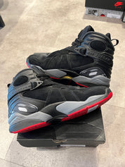 Jordan 8 Retro Black Cement (Very Lightly Preowned Size 9.5)