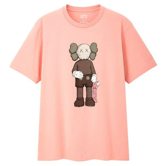 Kaws X Uniqlo Companion Tee (US Sizing) Pink