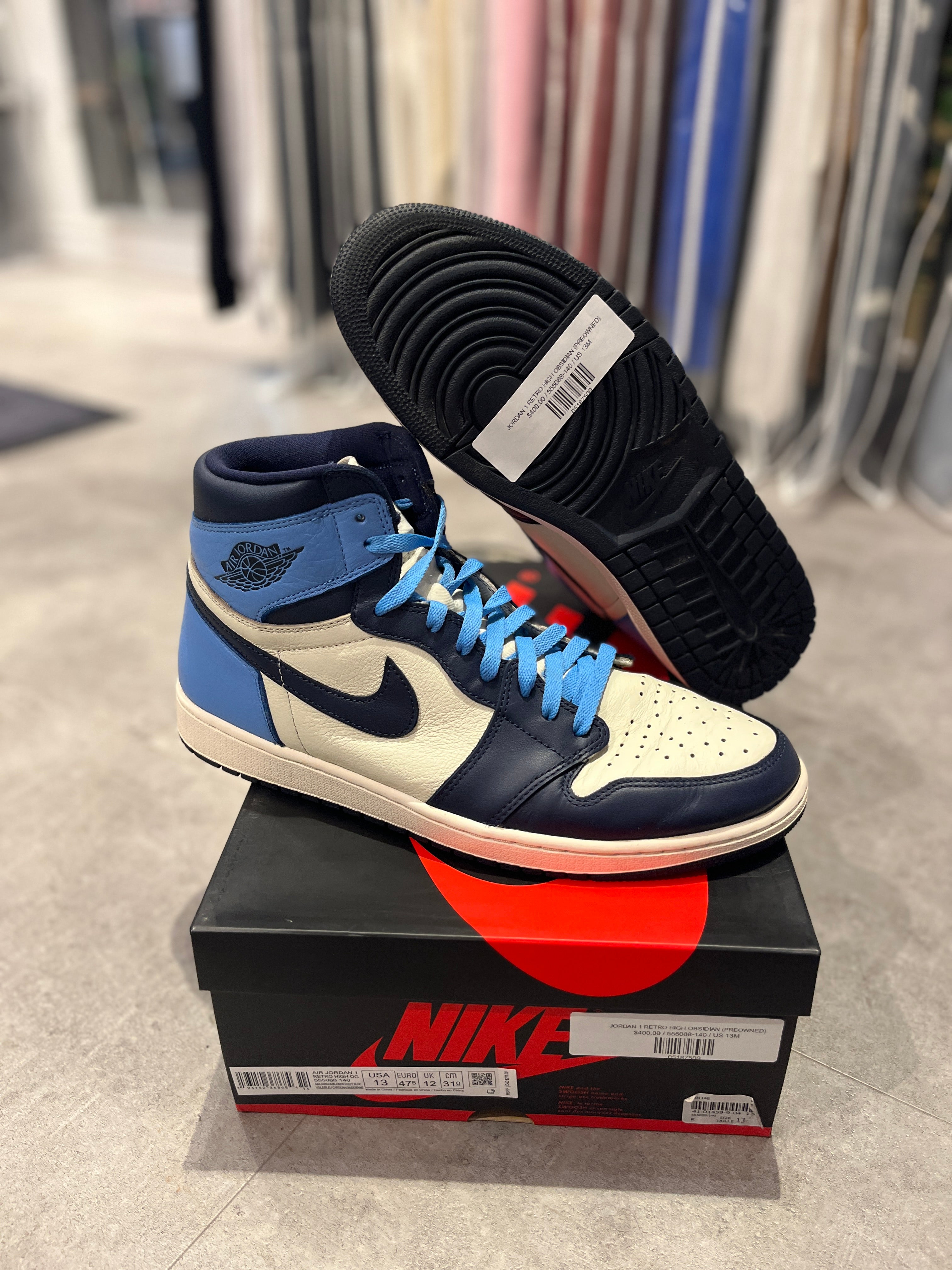 Jordan 1 Retro High Obsidian (Preowned Size 13) – Utopia Shop