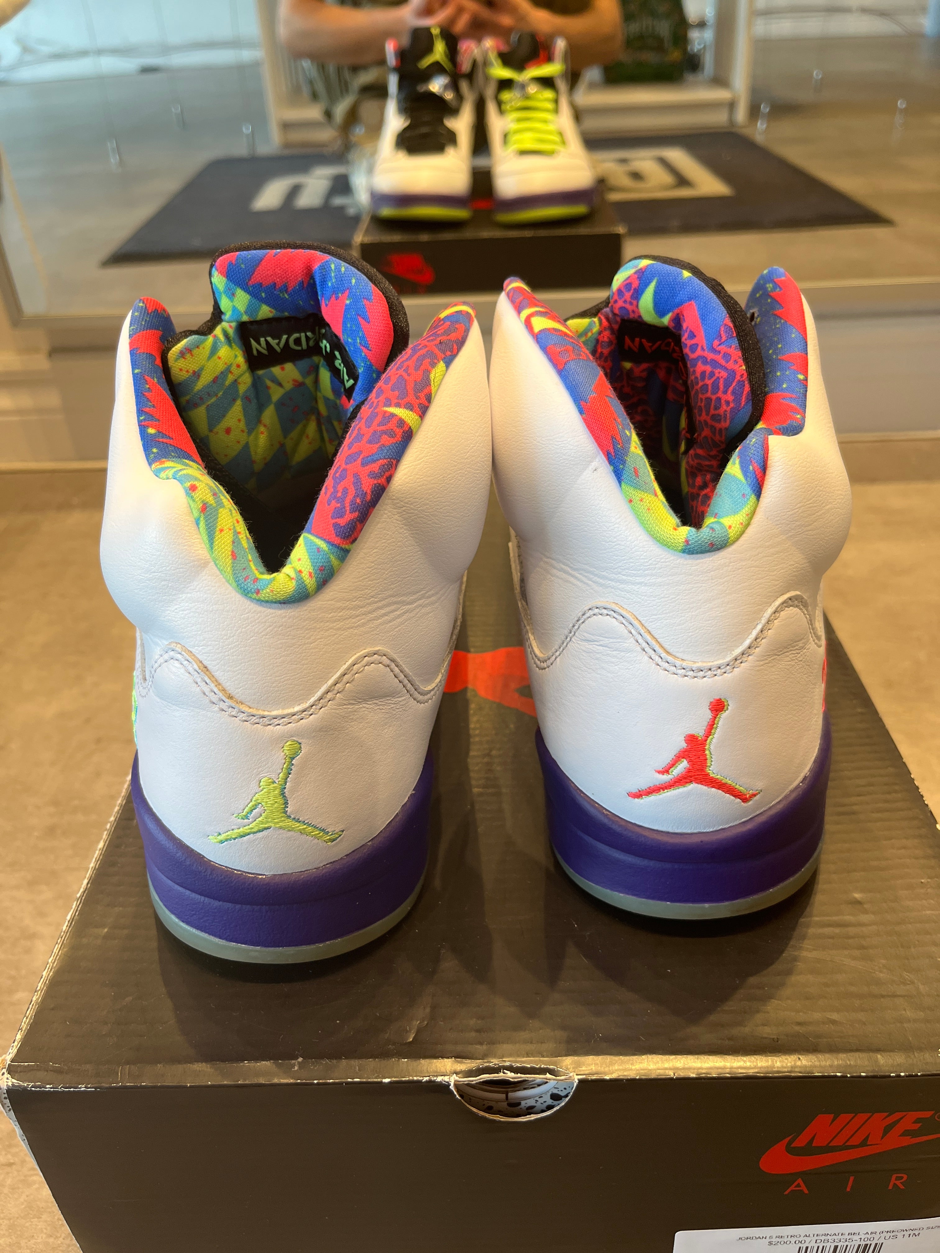 Jordan retro sale 5 bel air