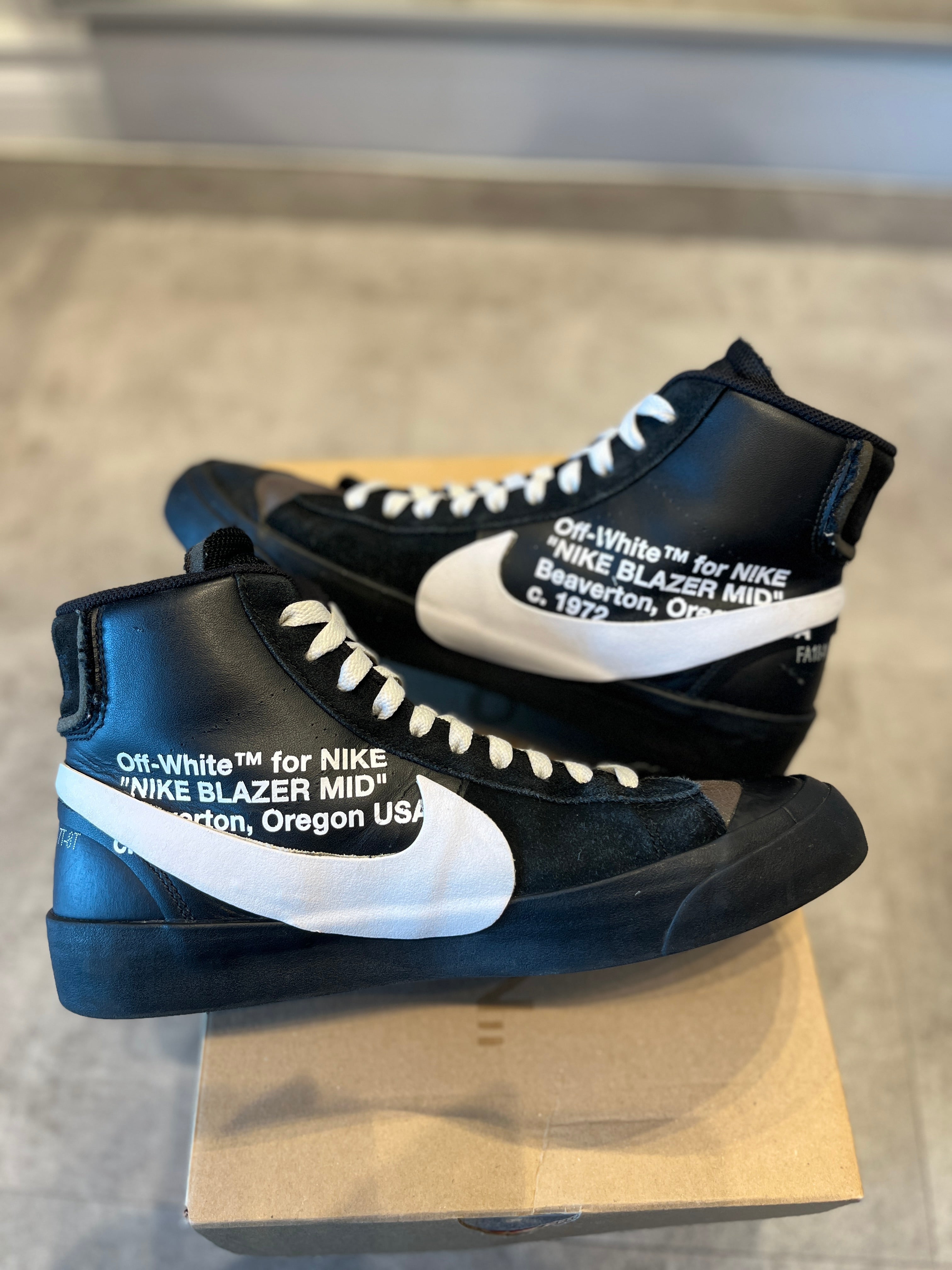 Nike blazer high hot sale x off white