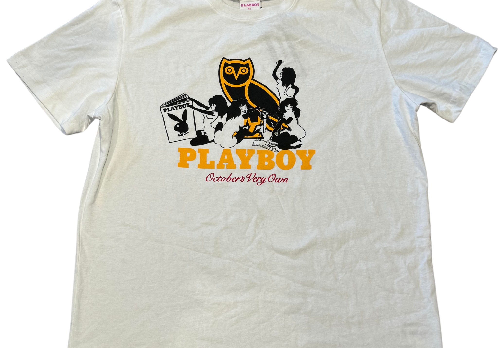 Ovo X Playboy Pin-Up T-Shirt White