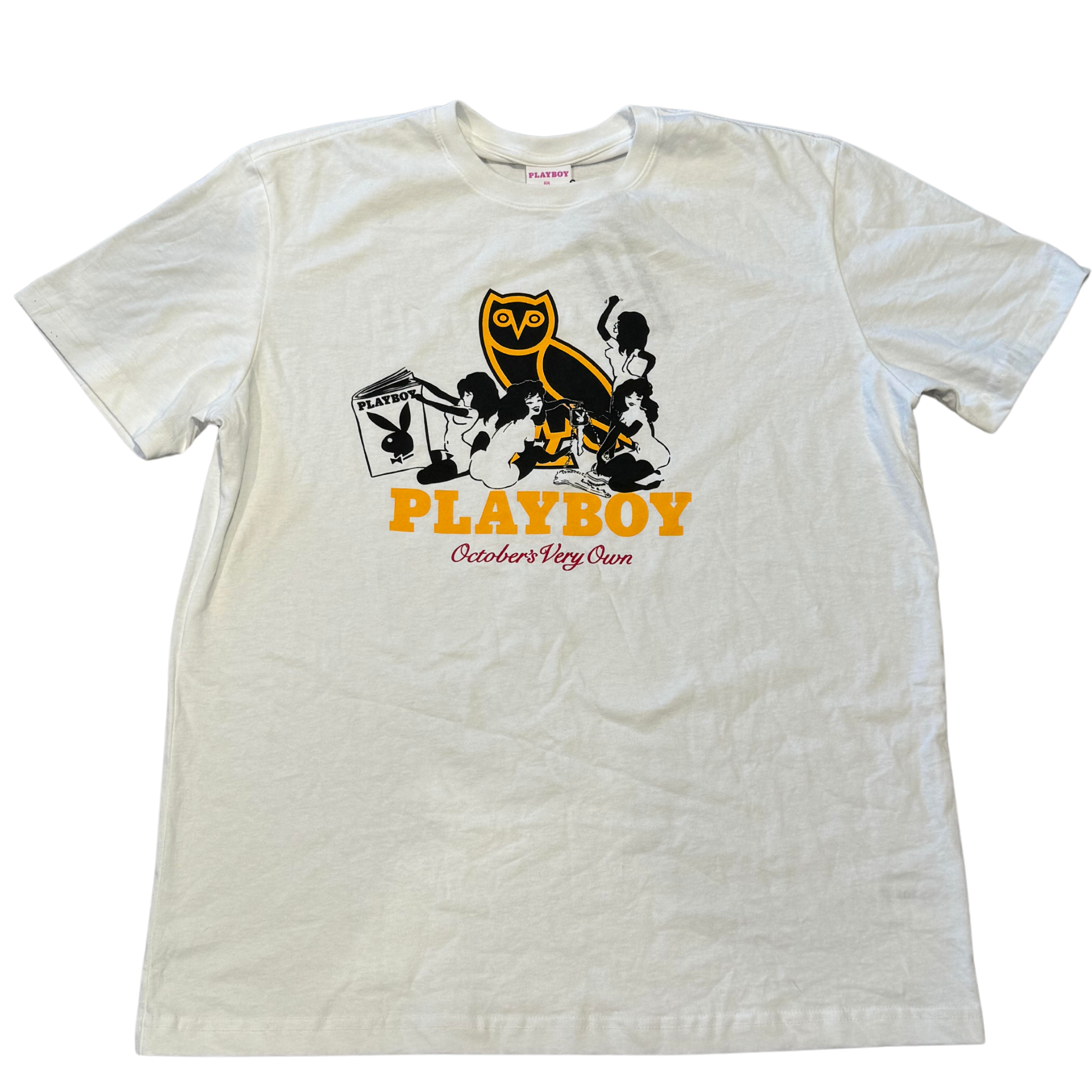 Ovo X Playboy Pin-Up T-Shirt White