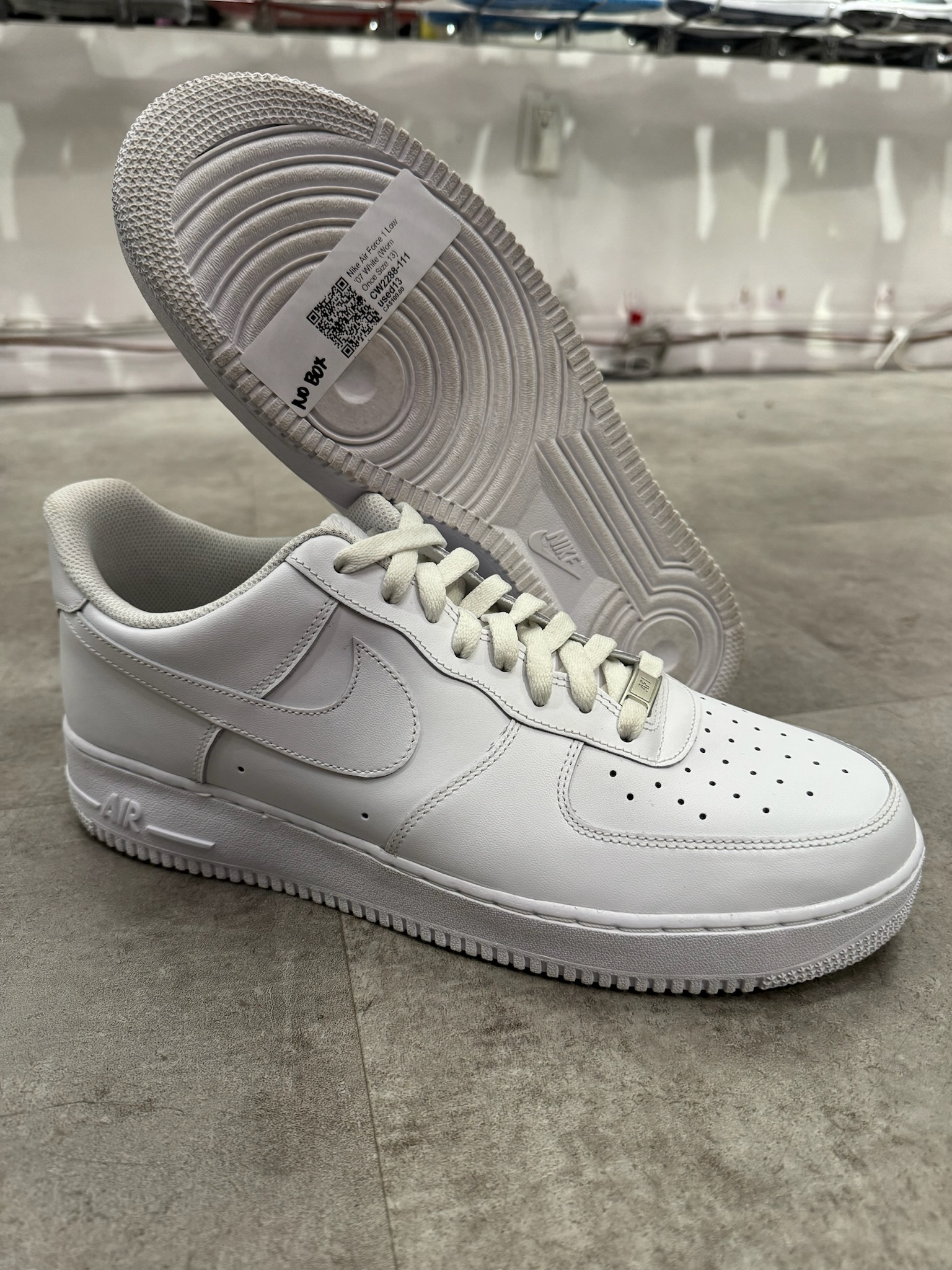 Nike Air Force 1 Low '07 White (Worn Once Size 13)