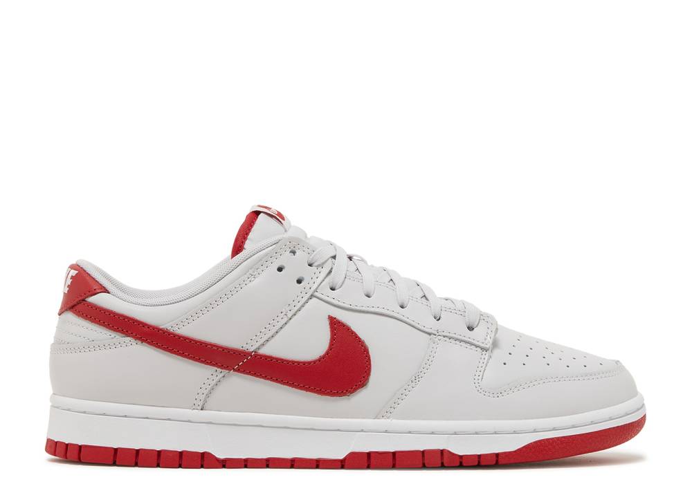 Nike Dunk Low Vast Grey Varsity Red