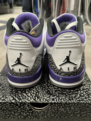 Jordan 3 Retro Dark Iris (Preowned Size 10)