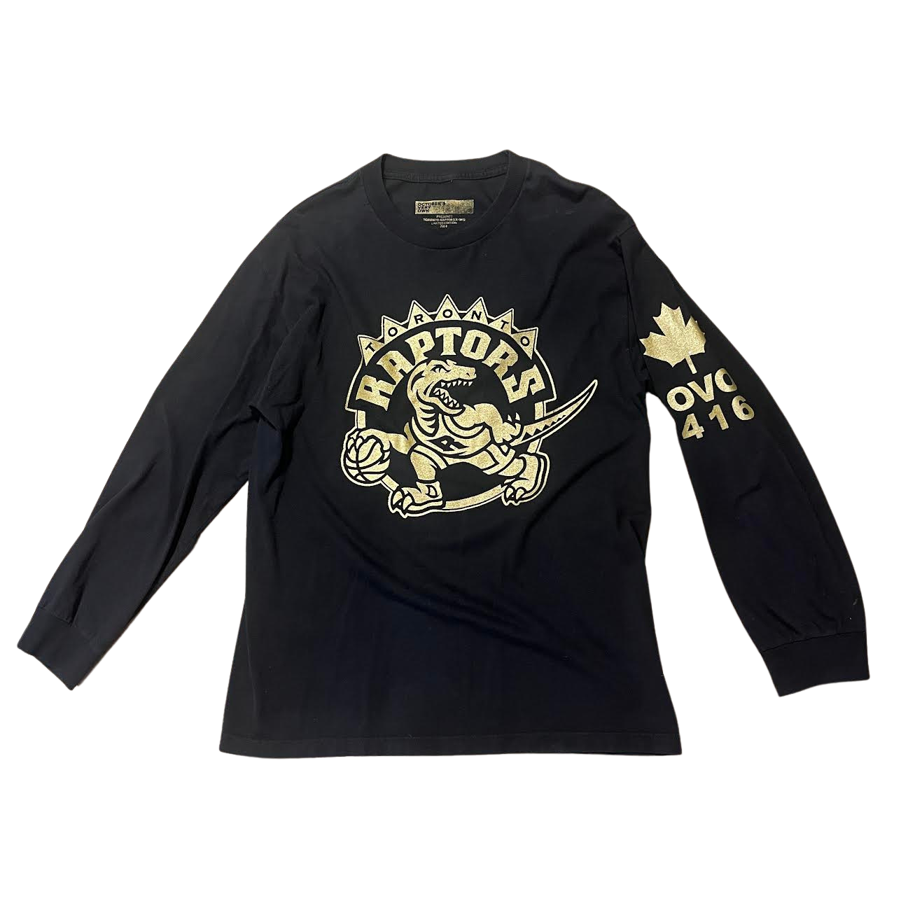 OVO x Toronto Raptors 2014 Drake Night Longsleeve T-Shirt (Preowned)