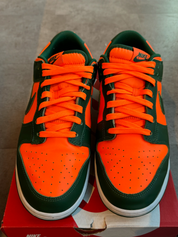 Nike Dunk Low Miami Hurricanes (Preowned Size 12)