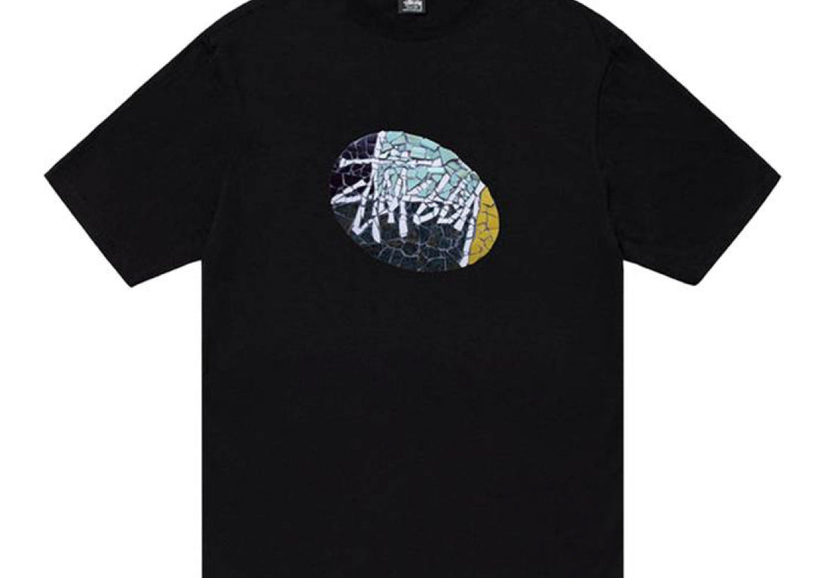 Stussy Mosaic Tee Black