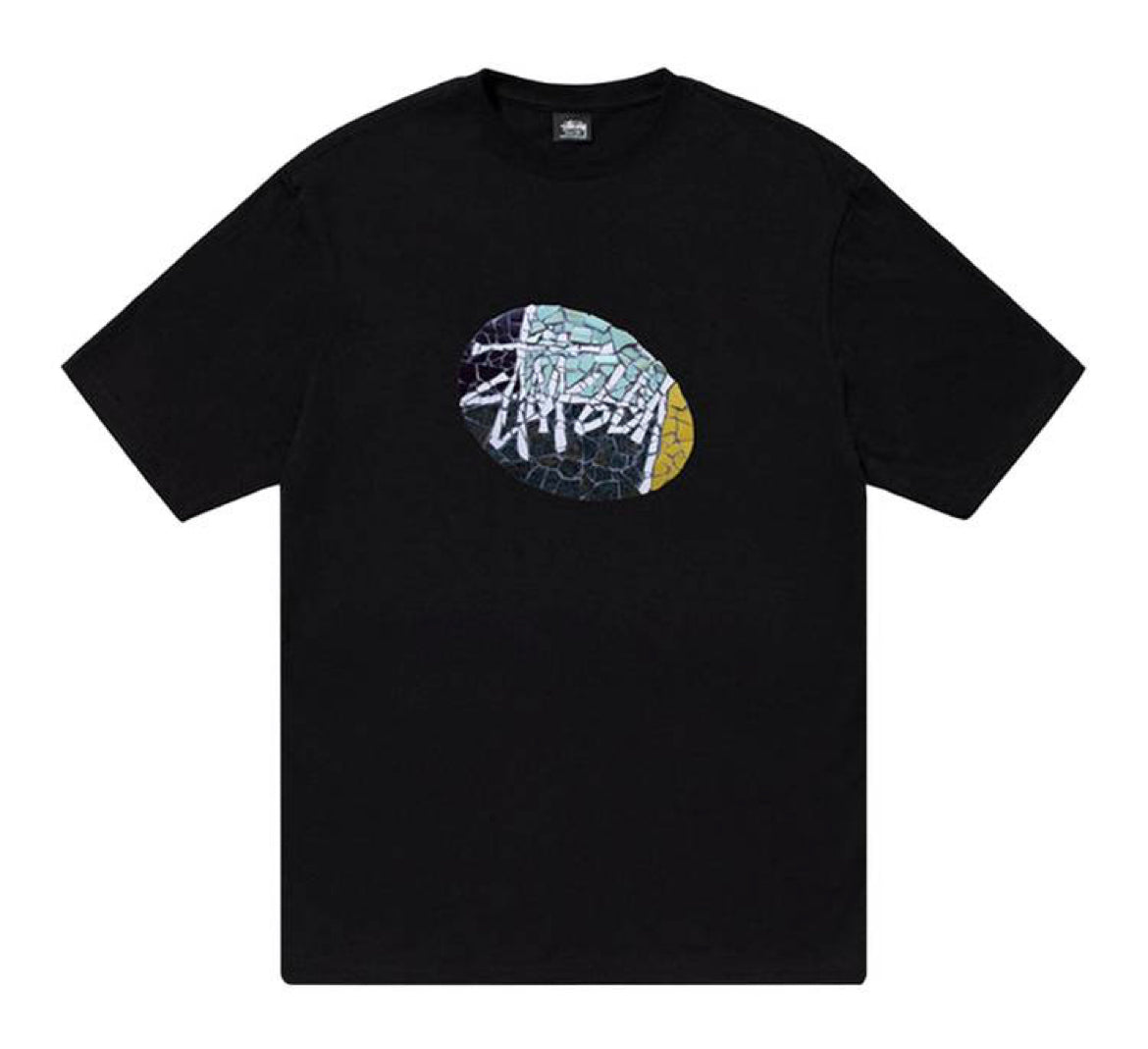 Stussy Mosaic Tee Black