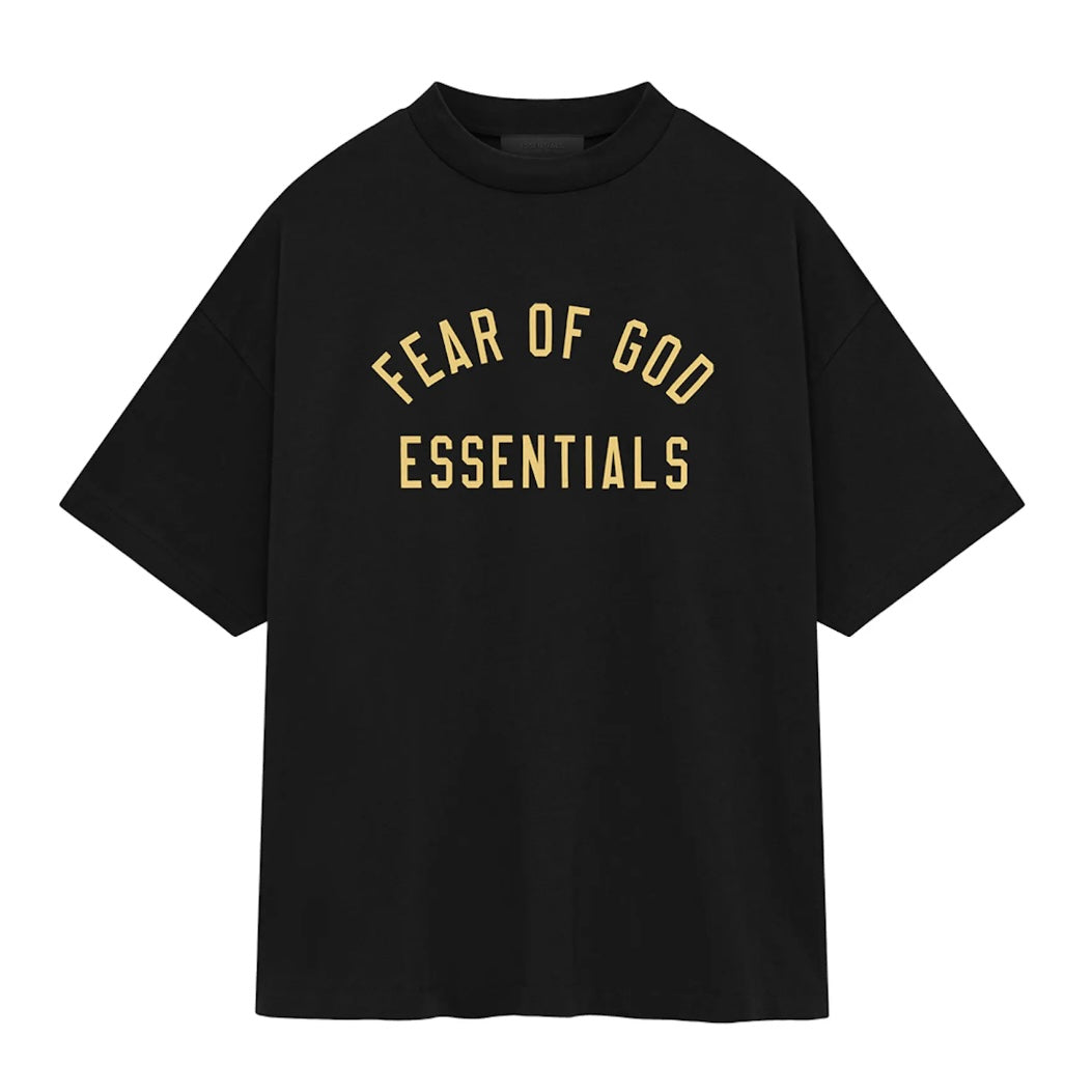 Fear of God Essentials Jersey Crewneck Tee (FW24) Black