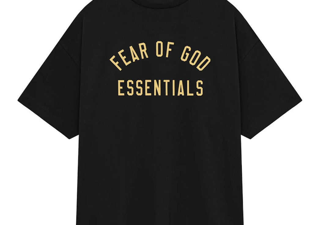 Fear of God Essentials Jersey Crewneck Tee (FW24) Black