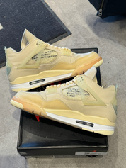 Jordan 4 Retro Off-White Sail (W)(Preowned Size 9.5W/8M)