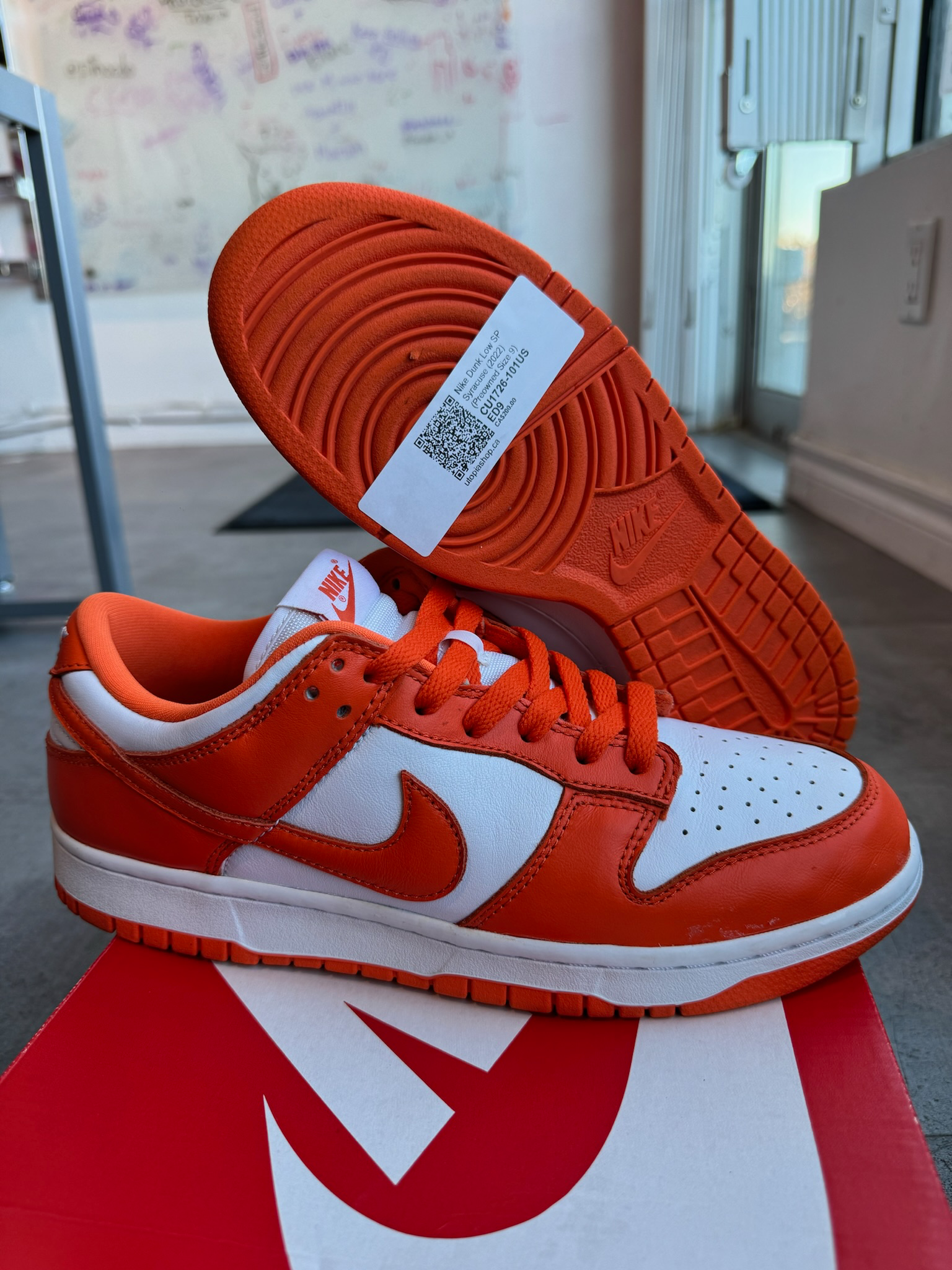 Nike Dunk Low SP Syracuse (2022) (Preowned Size 9)