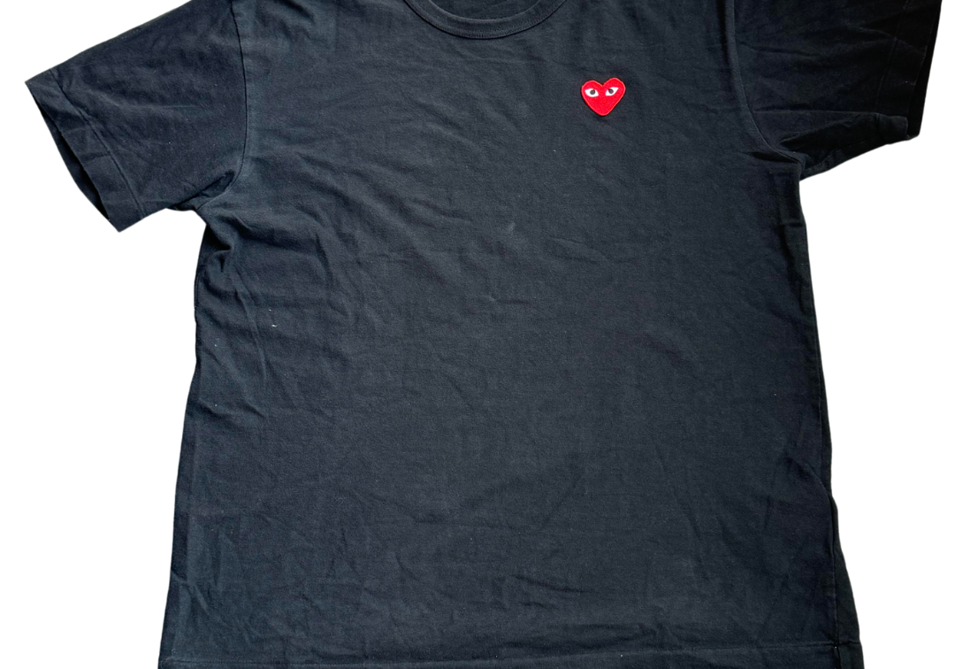 Comme des Garcons Play Red Heart T-Shirt Black (Preowned)