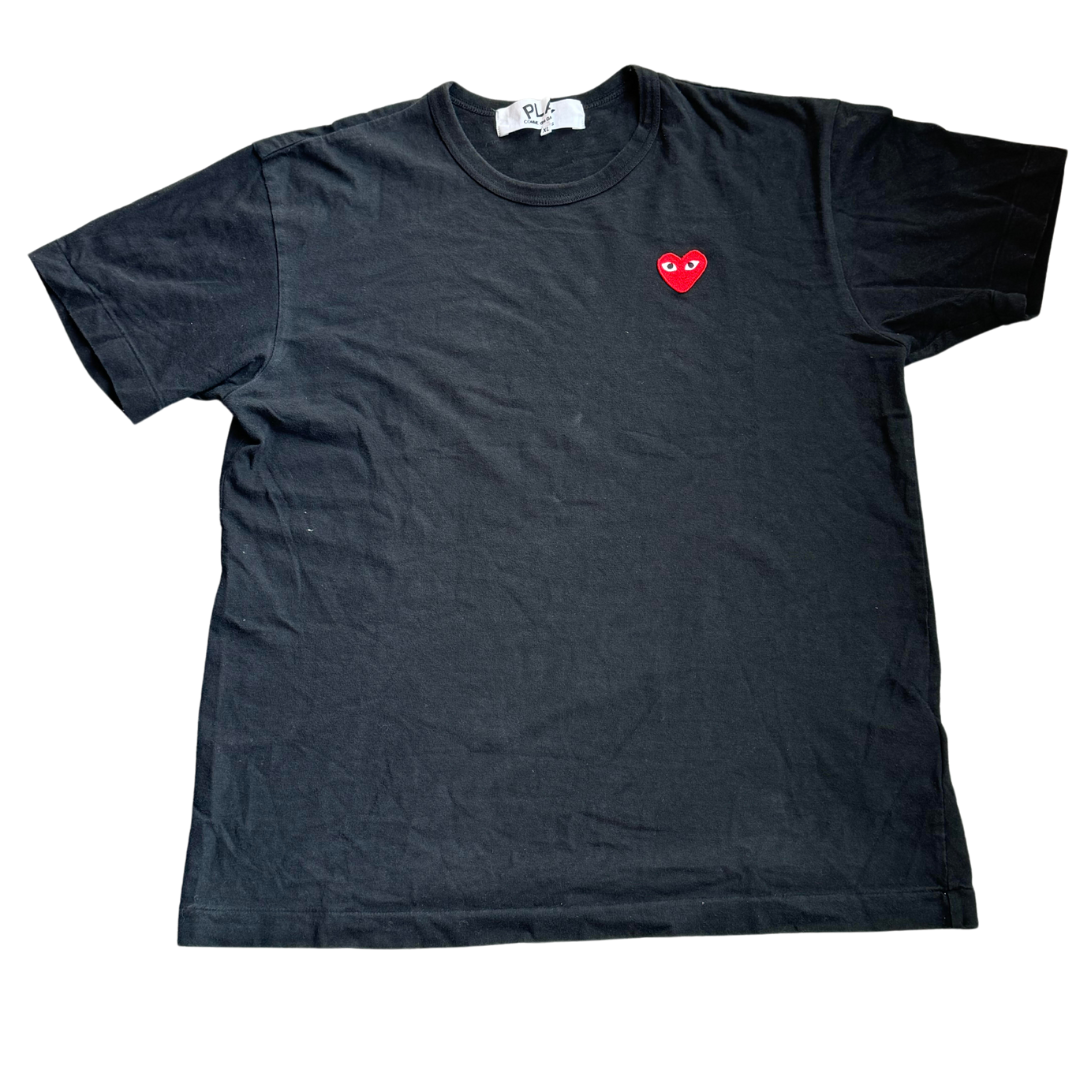 Comme des Garcons Play Red Heart T-Shirt Black (Preowned)