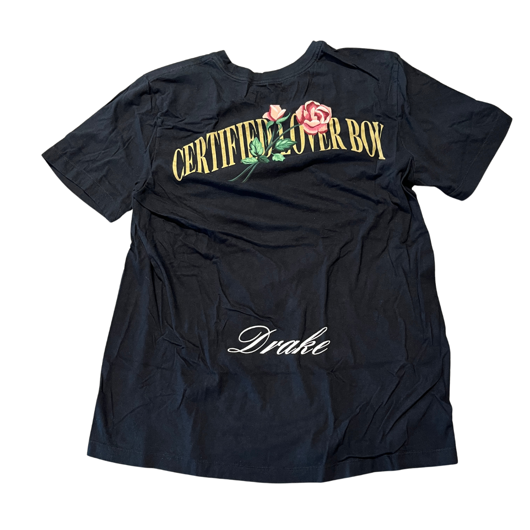 Nike X Drake Certified Lover Boy Rose T-Shirt Black (Preowned)