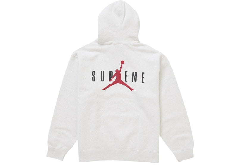 Supreme Jordan Hooded Sweatshirt (FW24) Ash Grey